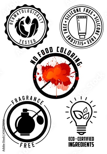 Food Logo Symbol Stamp