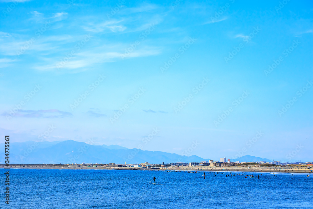 【神奈川県 江ノ島】湘南の海風景