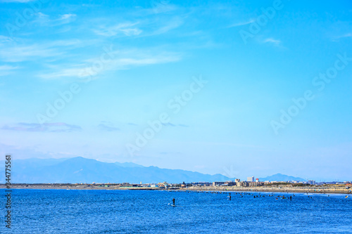 【神奈川県 江ノ島】湘南の海風景 © travel