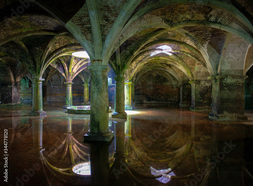 Portuguese-built cistern and UNESCO World Heritage site, 16th century, beneath coastal city of El Jadida