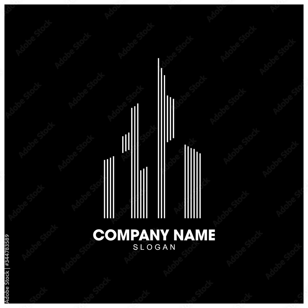 Property Logo Template Design Vector Illustration