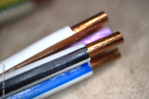 Image of power electrical cable.