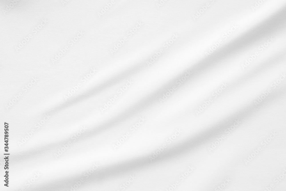 Fototapeta premium White fabric smooth texture surface background
