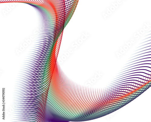 Abstract background blend wave line design for Wallpaper, Banner, Background, Card, Book Illustration, landing page