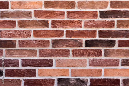 Texture brick wall, nice background. Smooth seams
