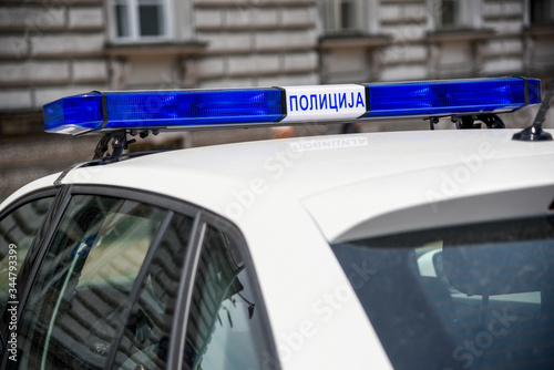 serbian police car