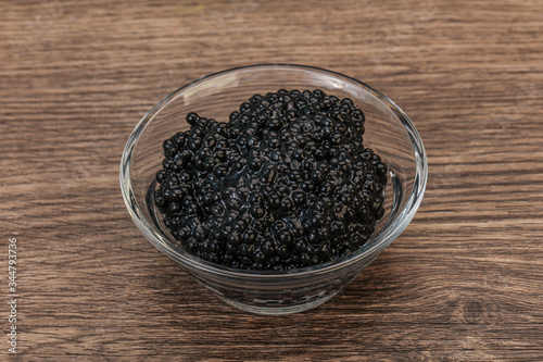 Luxury strugeon fish black caviar