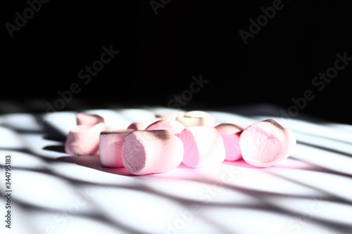 pink and white chocolate