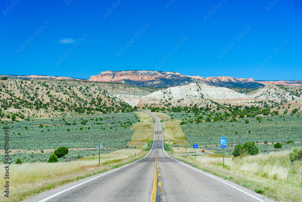 Approaching Bryce Canyon from Utah State Route 12