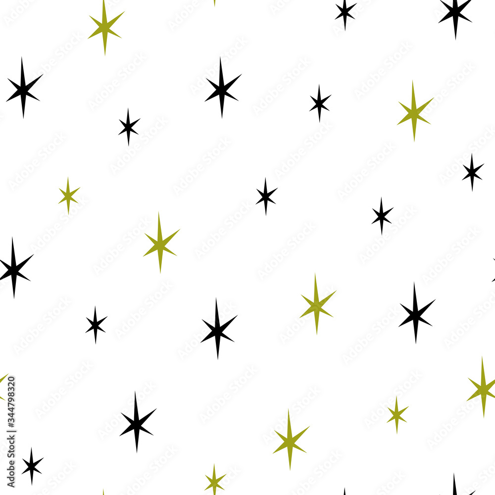 Seamless pattern with small stars. Starry sky background. Design template for wallpaper, wrapping, textile. Seamless pattern with small stars. Starry sky background. Design template for wallpaper, wrapping, textile.