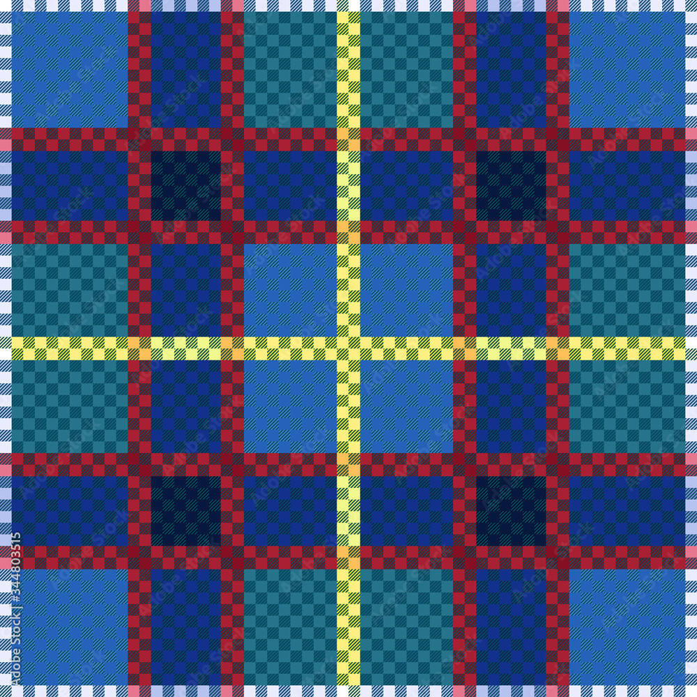 Colorful tartan plaid for textile