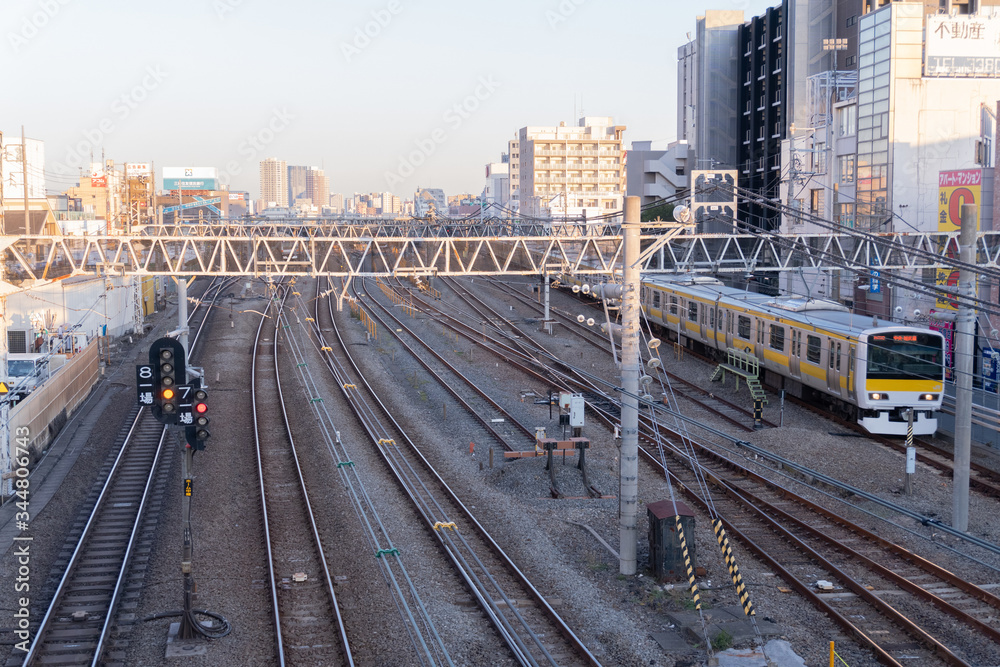 電車_中央総武線_総武線_JR_線路