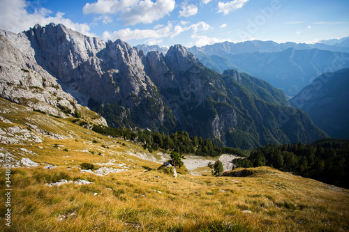 Julian Alps landscape under Prisojnik peak