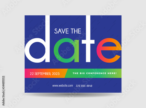 Corporate Business Postcard Design | Save The Date Invitation Card | Direct Mail EDDM Design  