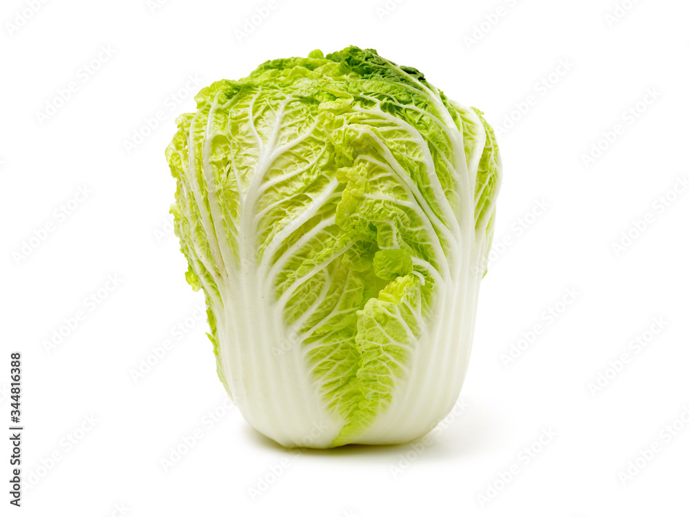 Obraz premium Chinese cabbage on white background 