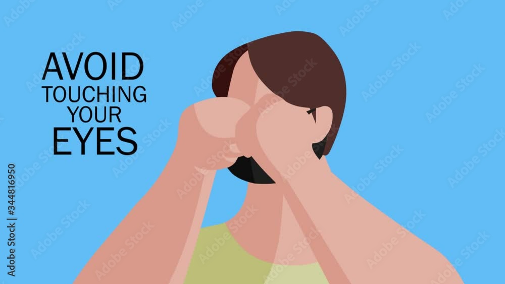 correct way when you sneezing or coughing: avoid touching your eyes correct way when you sneezing or coughing: avoid touching your eyes