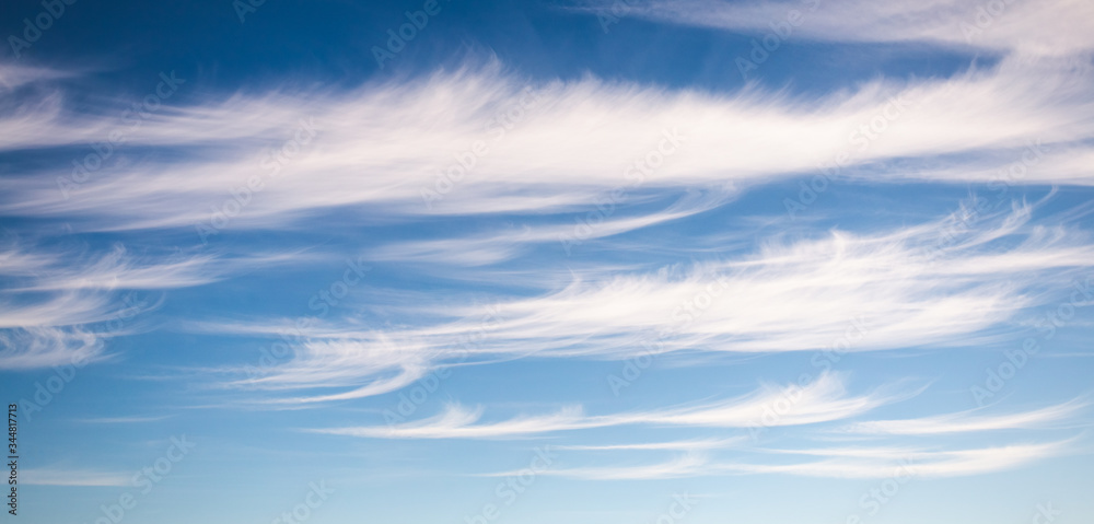 Blue sky background with cirrus clouds, clouds pattern Blue sky background with cirrus clouds, clouds pattern