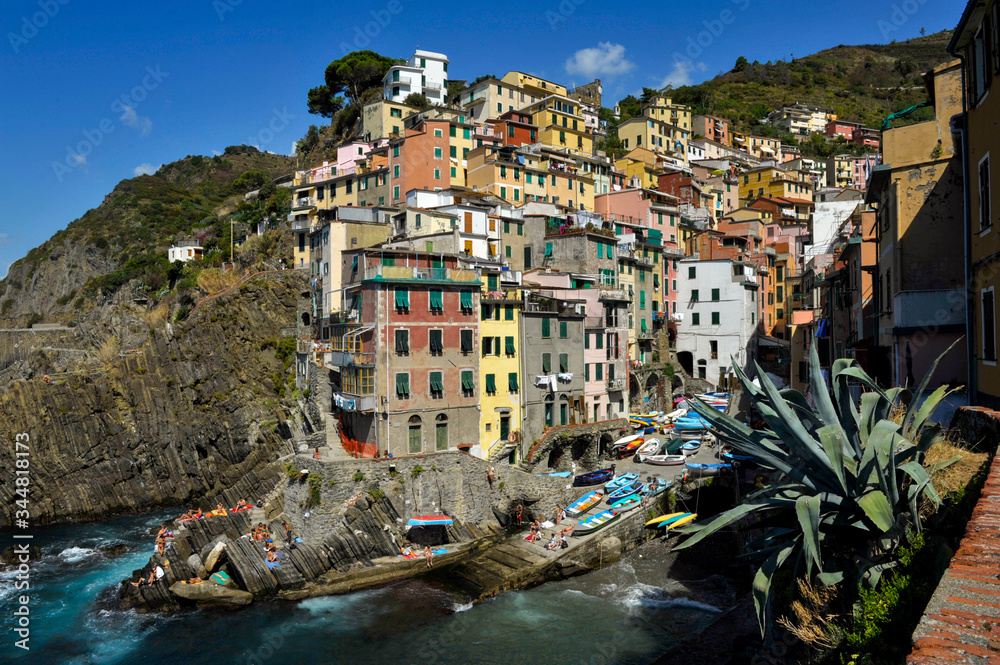 Riomaggiore - one of the cities of Cinque Terre in Italy
