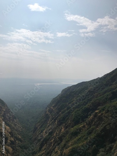 mountain ditch, pavagadh hills located in Panchmahal district gujarat india  © DIVYA