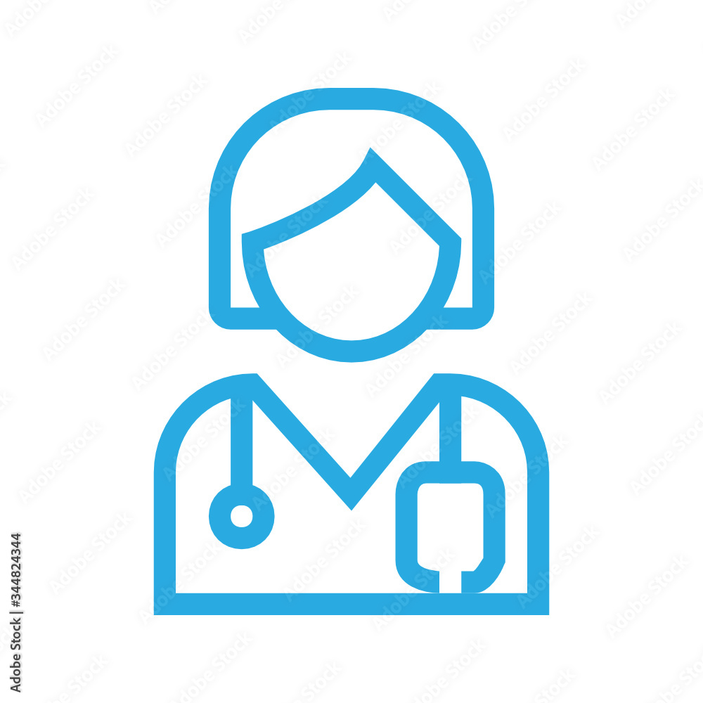 Vector illustration about a category of equipment and hospital personnel Vector illustration about a category of equipment and hospital personnel