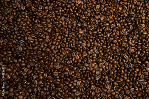  Roasted coffee beans background image