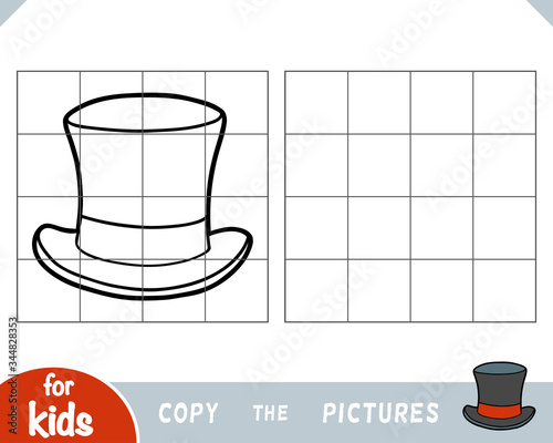 Copy the picture, education game, Tophat