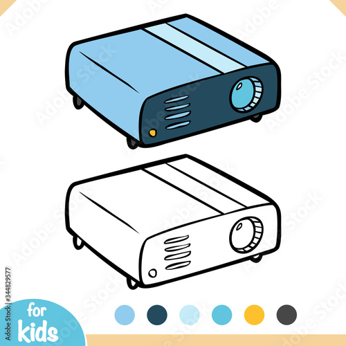 Coloring book, Image projector