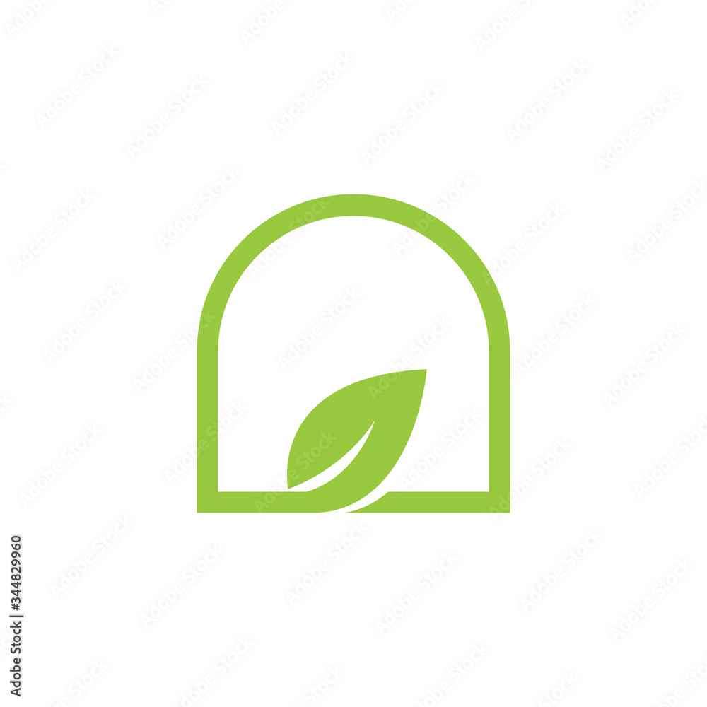 Environmental green Nature Logo Design Template. Environmental green Nature Logo Design Template.
