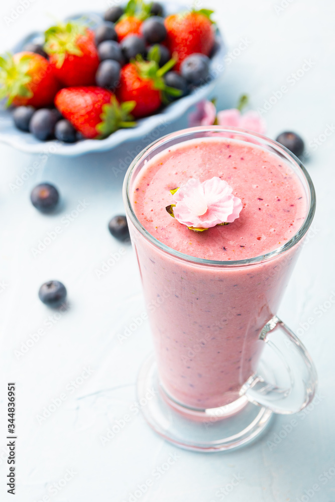 yogurt with strawberry yogurt with strawberry