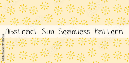 Sun Seamless Pattern, repeative pattern can fit beautifuly for any fabric, gift warp and more!