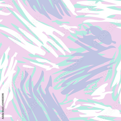 Scribbles Seamless Pattern. Abstract Background.