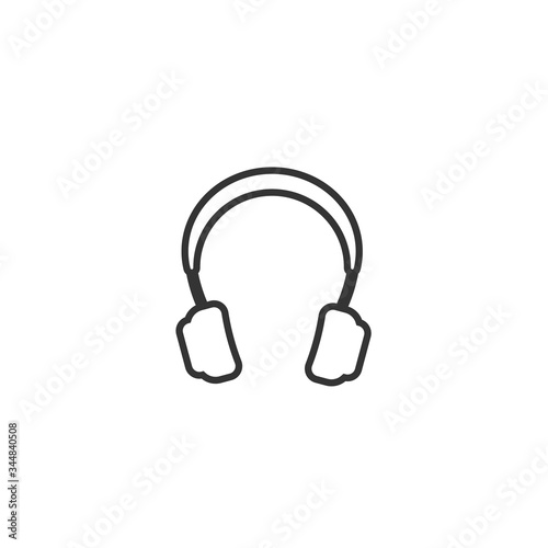 headphones icon vector illustration design