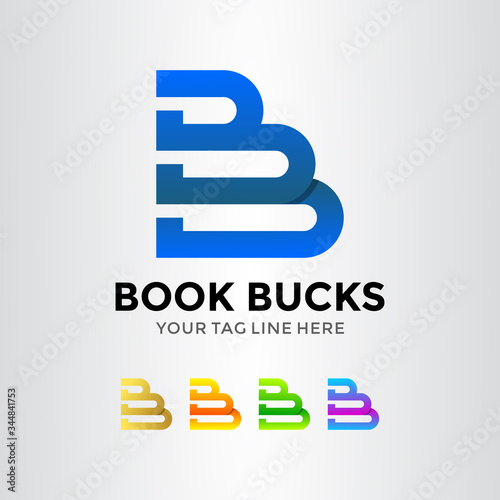 Book Bucks Logo Template