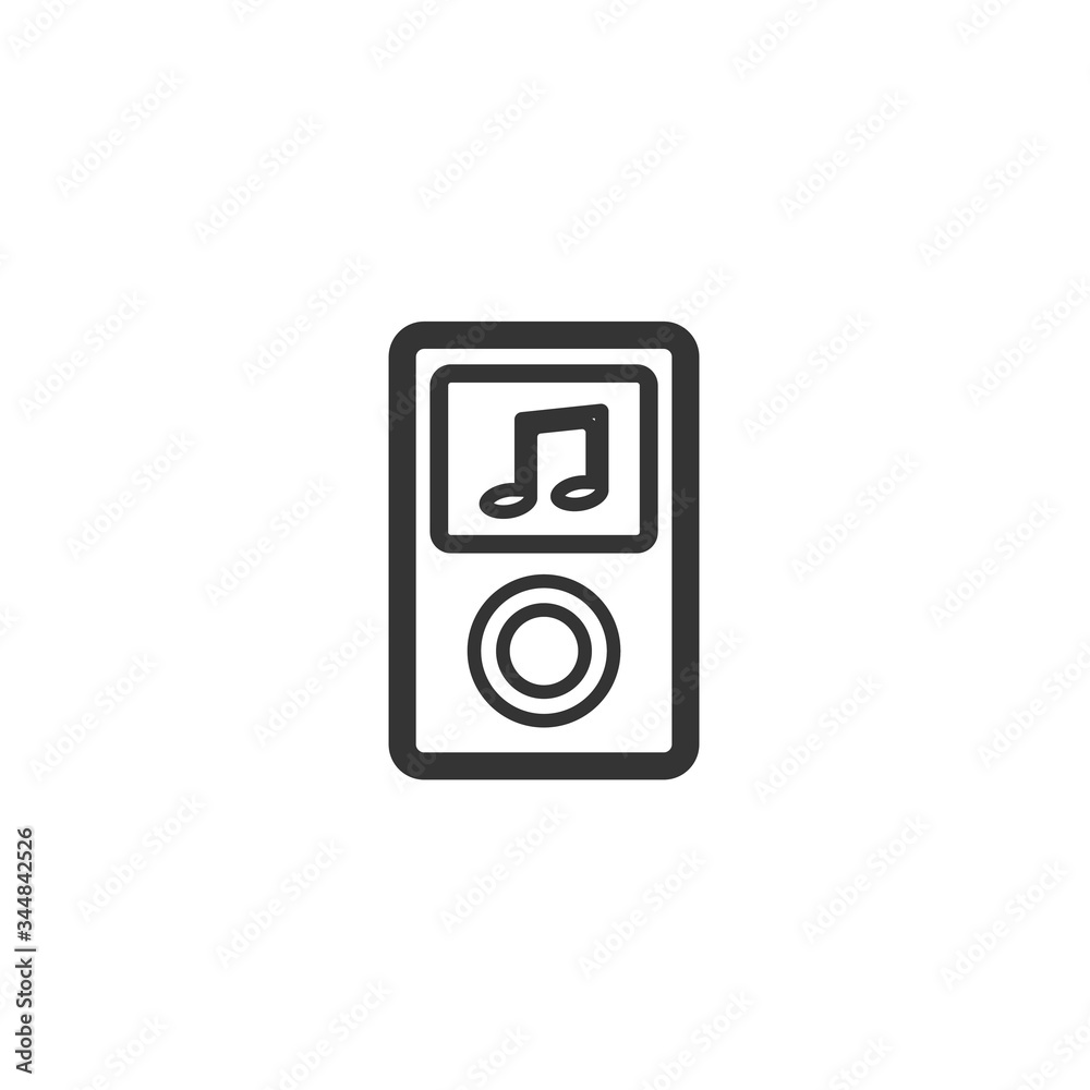 mp3 player icon vector illustration design mp3 player icon vector illustration design