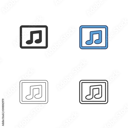 music icon vector illustration design