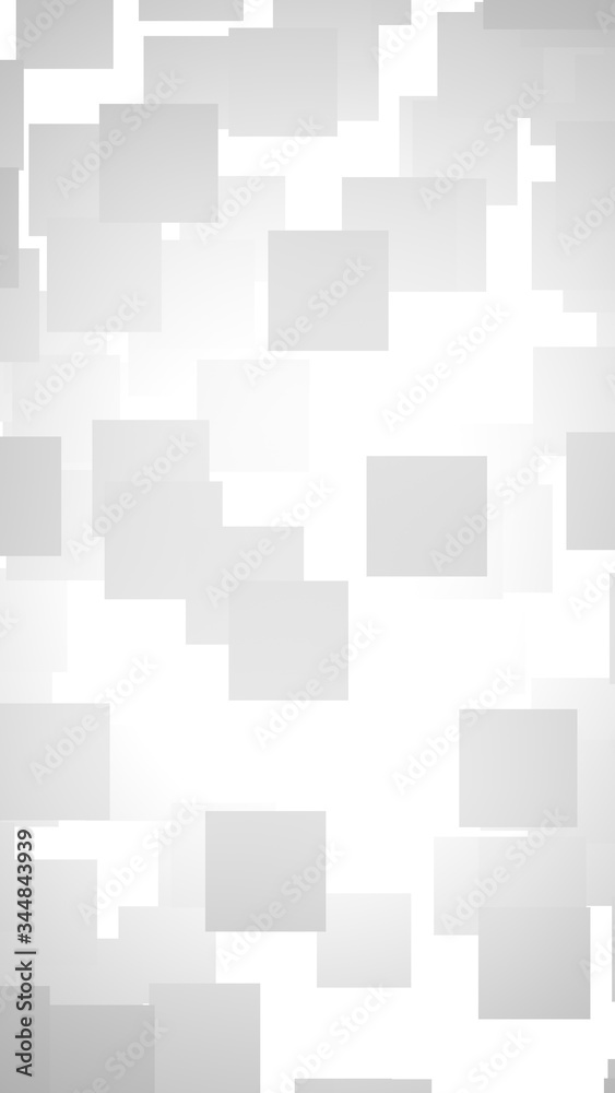 White abstract background. Misty backdrop with grey squares. 3D illustration White abstract background. Misty backdrop with grey squares. 3D illustration