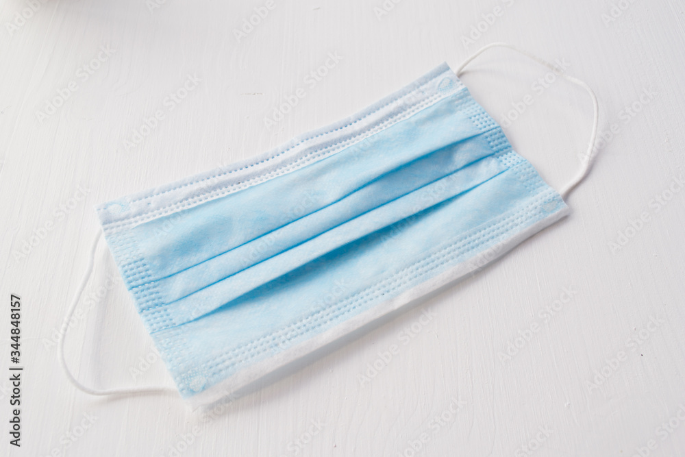 Coronavirus protection mask. Face surgery mask against virus, flu. Coronavirus protection mask. Face surgery mask against virus, flu.