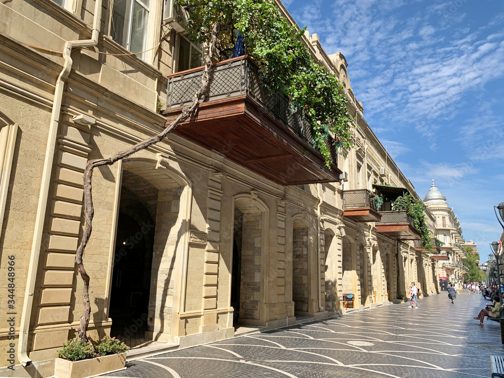 Historical Building Built In 1896 At The Intersection Of Nizami Street historical-building-built-in-1896-at-the-intersection-of-nizami-street