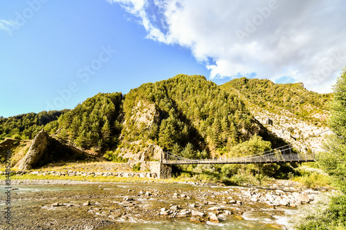 rock in the sea, photo as a background , in janovas fiscal sobrarbe , huesca aragon province photo