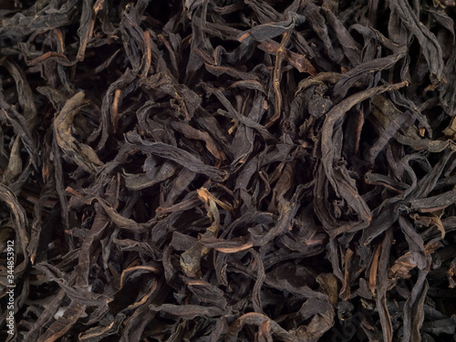 Dry Ivan tea from Siberia pattern close up