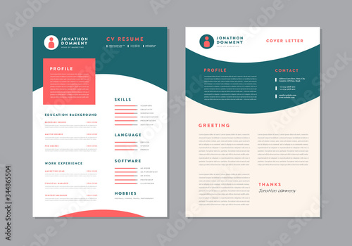 Curriculum vitae CV Resume Template Design