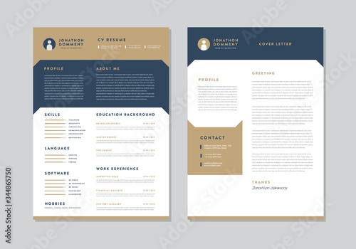 Curriculum vitae CV Resume Template Design