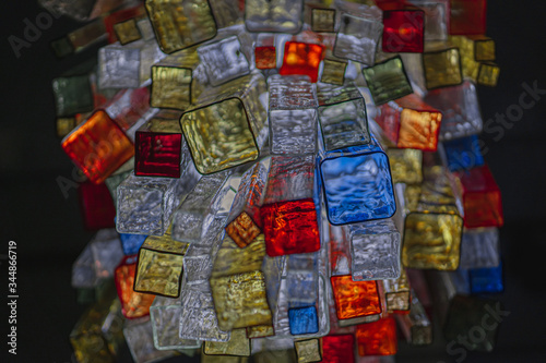 image of colorful glass