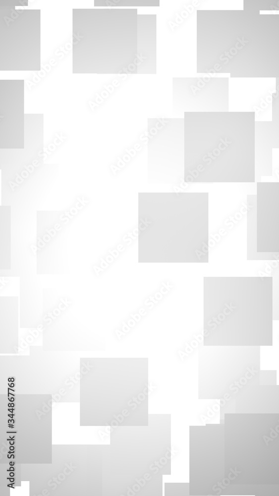 White abstract background. Misty backdrop with grey squares. 3D illustration White abstract background. Misty backdrop with grey squares. 3D illustration