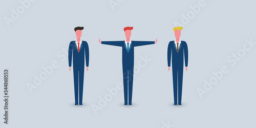 Conflict Resolution, Business or Workforce Problems and Solutions - Graphic Design Concept