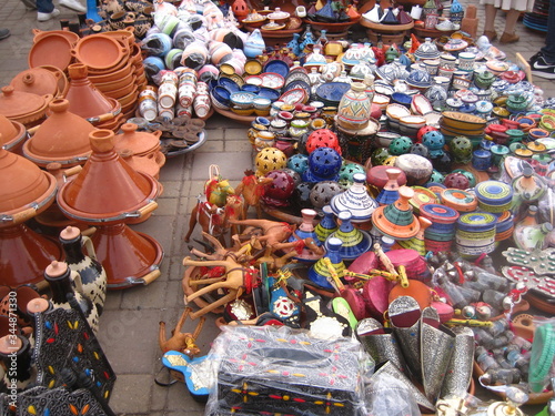souvenir shop in Morocco