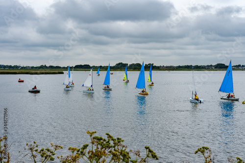 Dingy Sailing in Christchurch Harbour