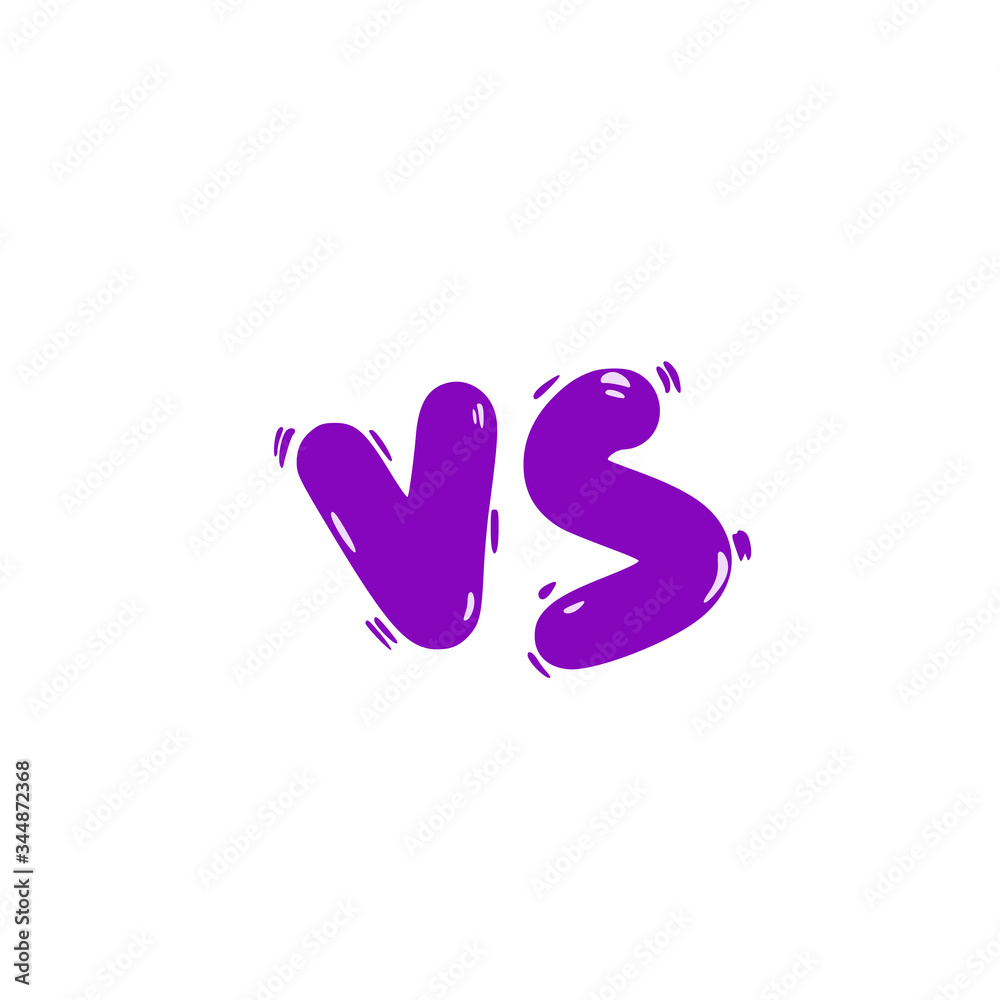 VS screen. Versus vector sign with copy space. VS screen. Versus vector sign with copy space.