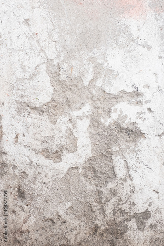 Wallpaper Mural Fragment of an old wall in gray, white and pink colors Torontodigital.ca