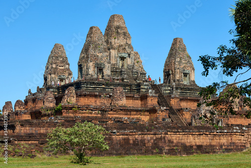 Pre Rup Khmer temple at Angkor Thom is popular tourist attraction, Angkor Wat Archaeological Park in Siem Reap, Cambodia UNESCO World Heritage Site